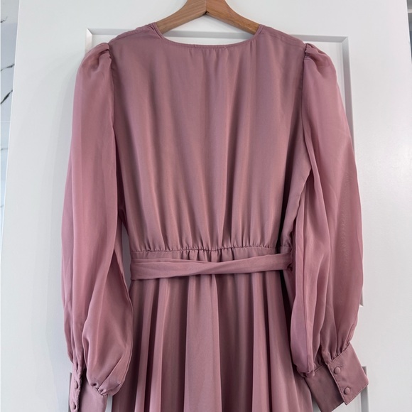 Ivy City Co Mauve Long Wrap Maxi Dress - Picture 7 of 8